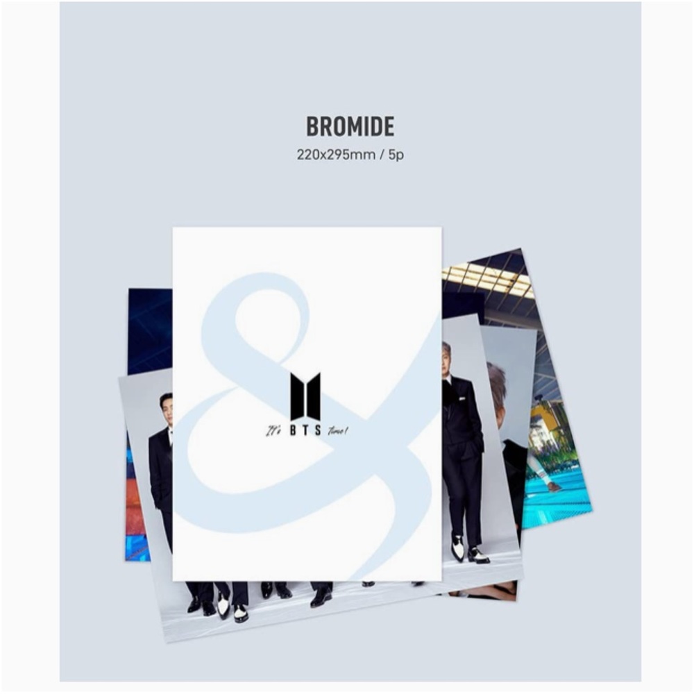 2021 THE FACT X BTS BROMIDE SET (4 PHOTOS/1 COVER) - BRAND NEW